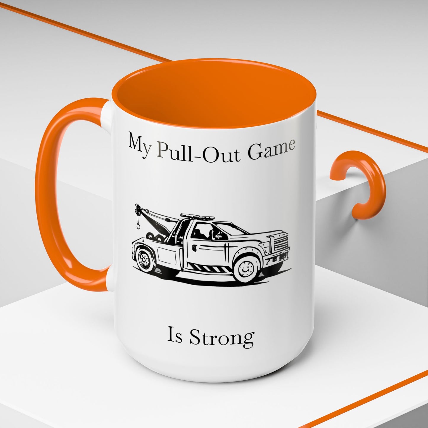 Pull Out Wheel Lift Tow Truck 2-Tone Coffee Mug