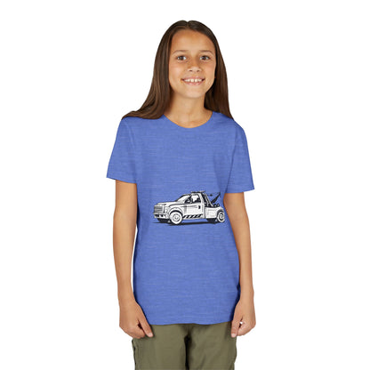 Wheel Lift Tow Truck Youth Unisex Short Sleeve Crewneck Tee