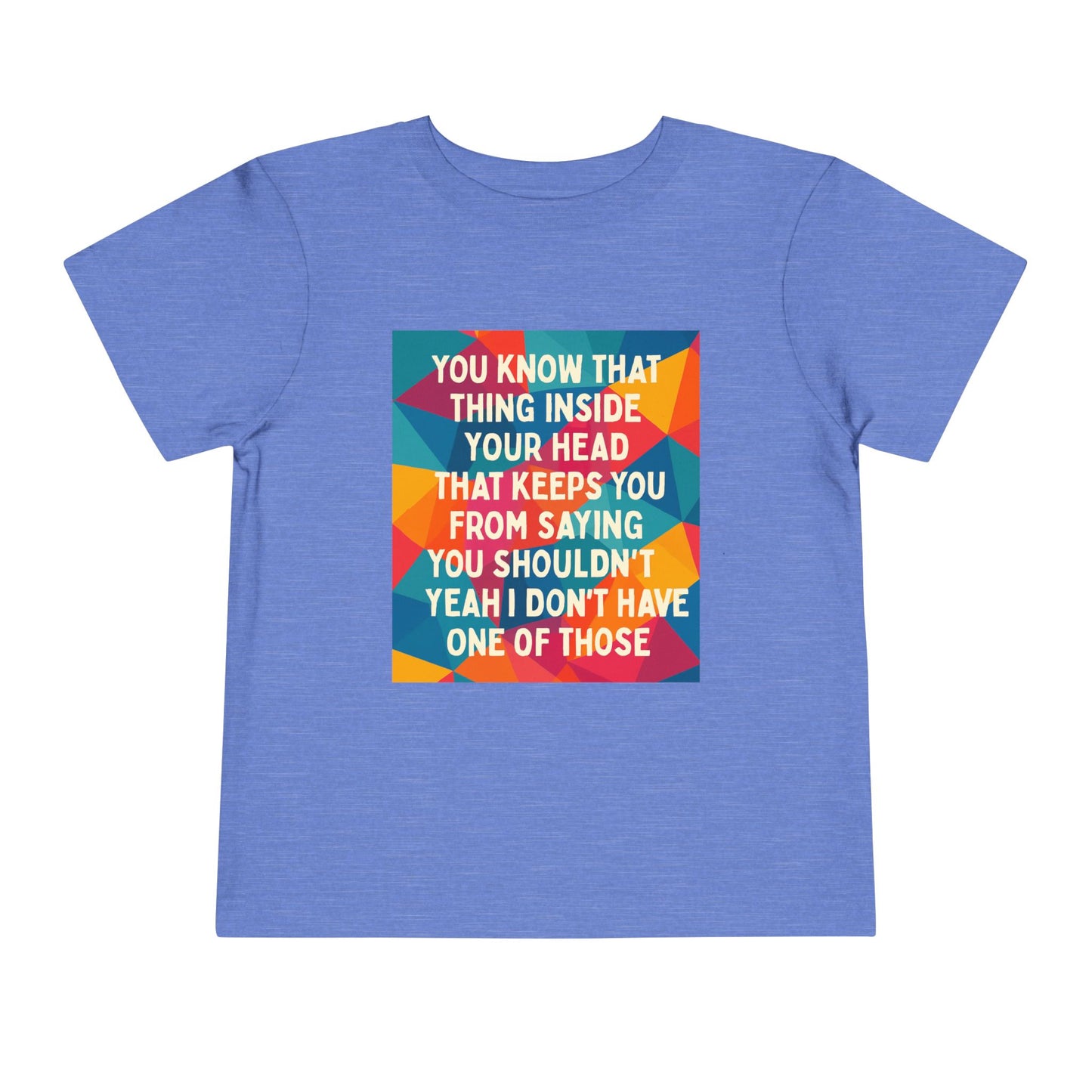 No Filter Toddler Unisex Short Sleeve Crewneck Tee