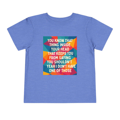 No Filter Toddler Unisex Short Sleeve Crewneck Tee