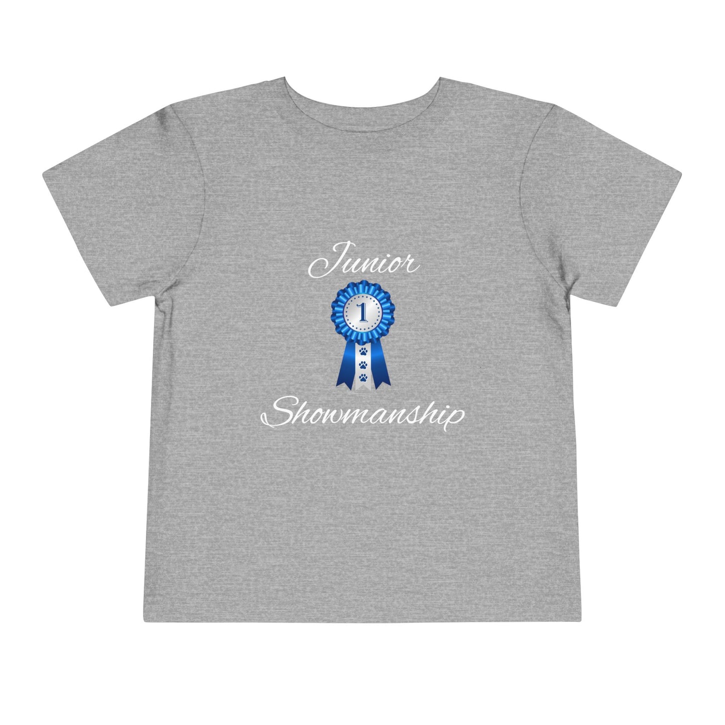Junior Showmanship Toddler Unisex Short Sleeve Crewneck Tee