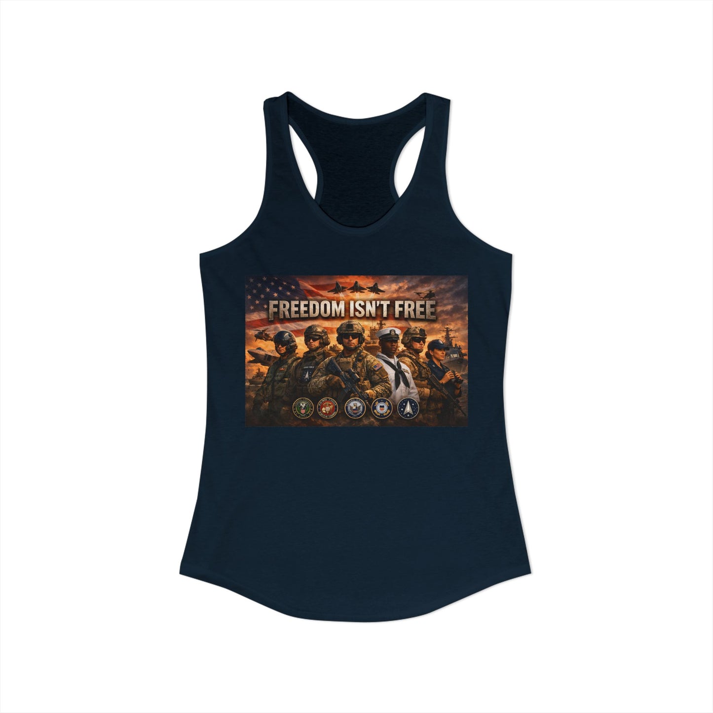 Freedom Isn't Free Women's Racerback Tank