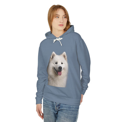 Samoyed Head Unisex Lightweight Hoodie