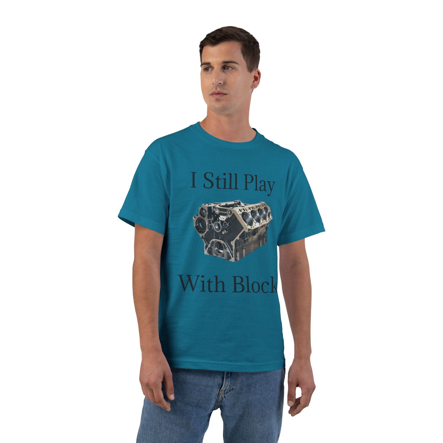 Play With Blocks Men's Short-Sleeve Crewneck Tee
