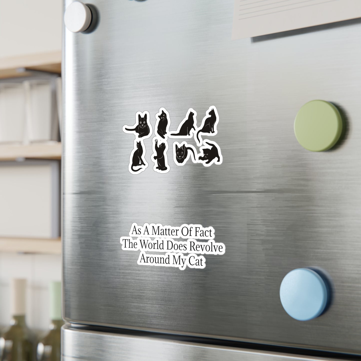 Matter Of Fact Cat Vinyl Decal