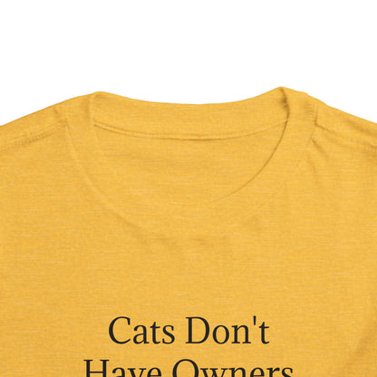Cat Minions Toddler Unisex Short Sleeve Crewneck Tee