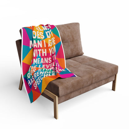 Speechless Arctic Fleece Blanket