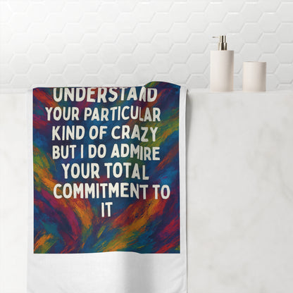 Kind Of Crazy Mink-Cotton  Beach Towel
