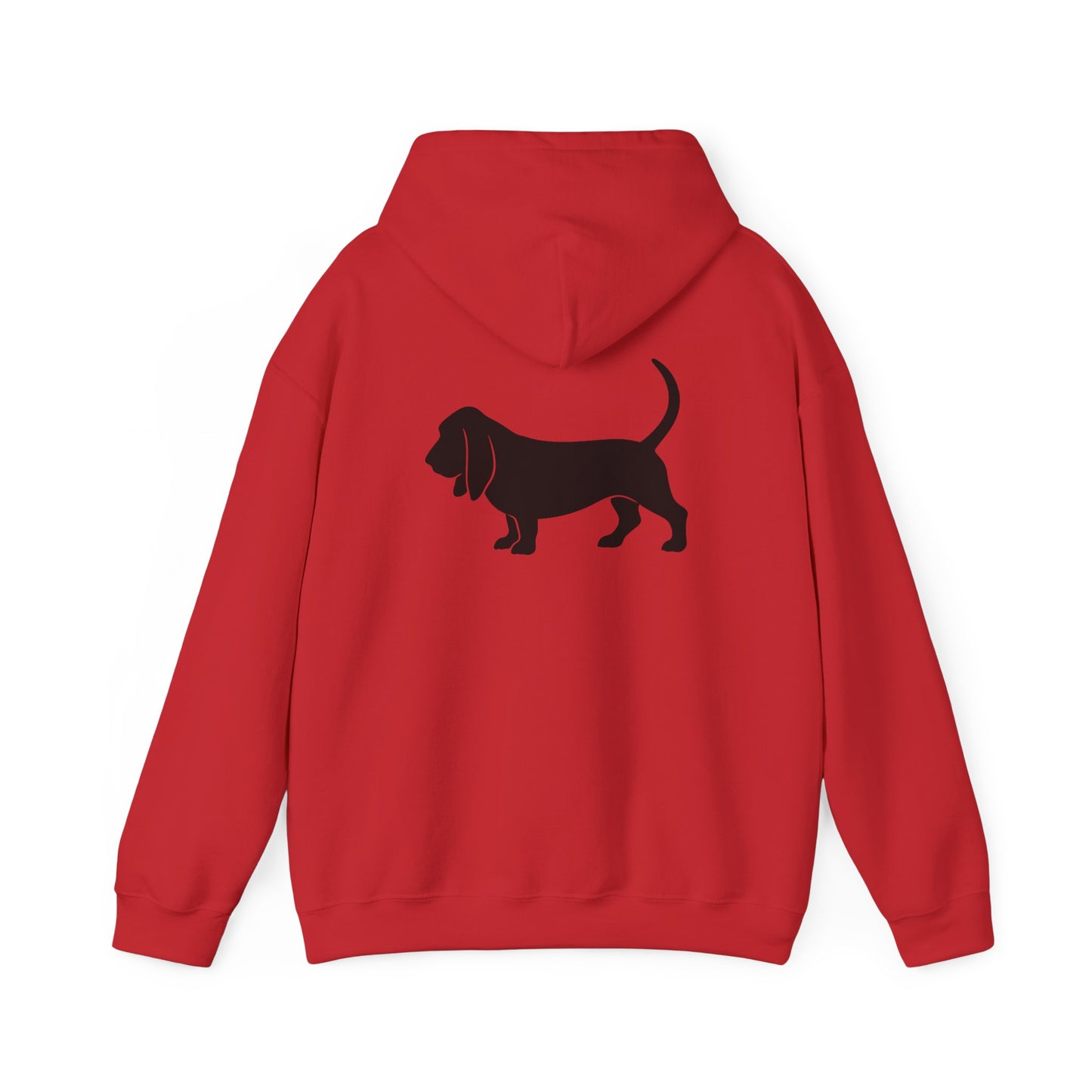 Basset Silhouette Unisex Hoodie