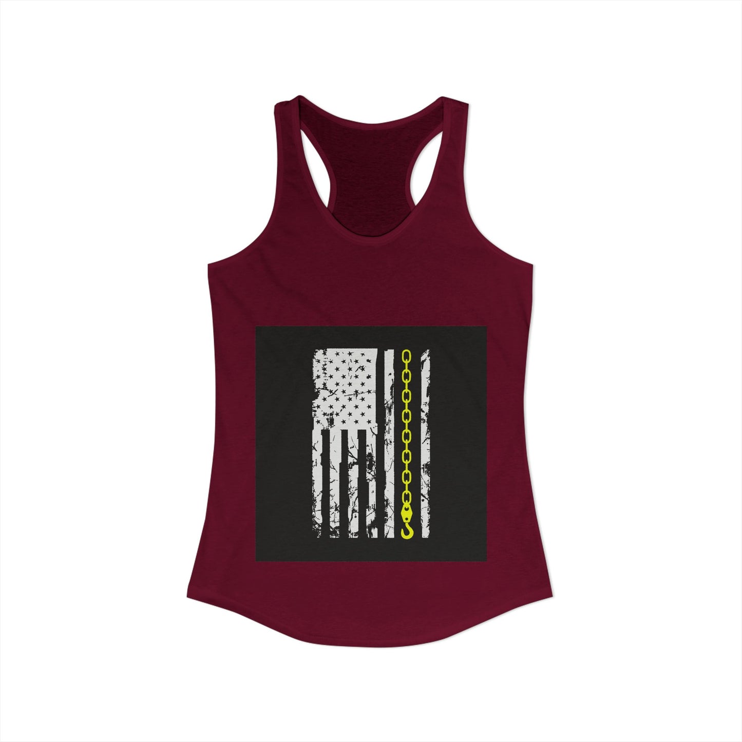 Thin Yellow Line Women's Racerback Tank