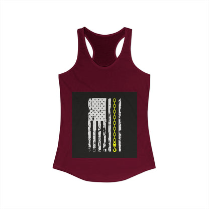 Thin Yellow Line Women's Racerback Tank