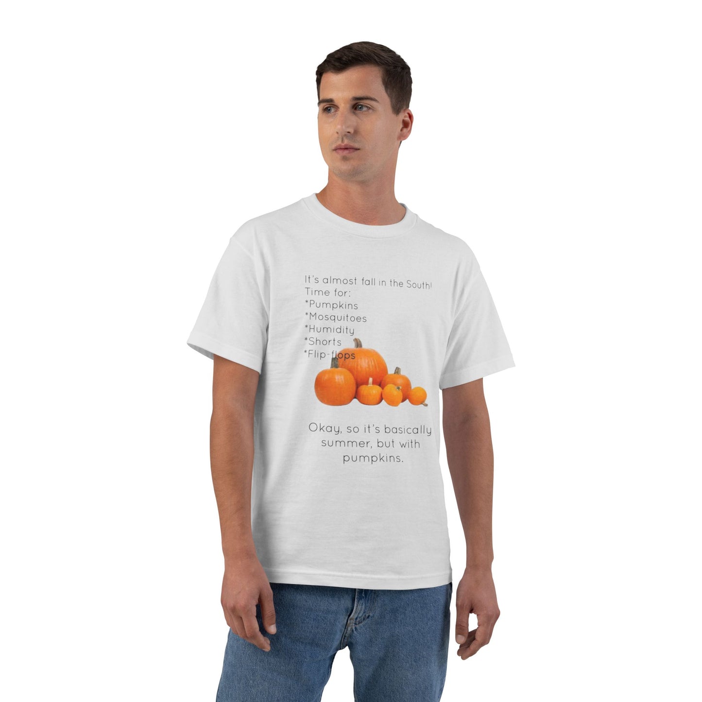 Fall In The South Men's Short-Sleeve Crewneck Tee