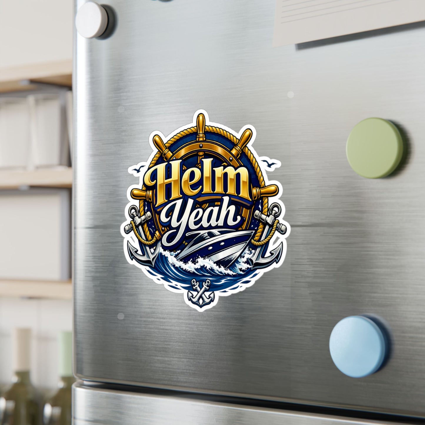 Helm Yeah Vinyl Decal