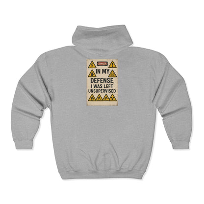 Unsupervised Unisex Full Zip Hoodie