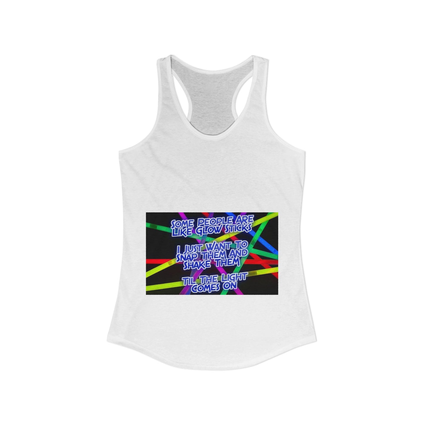Glow Sticks Women's Racerback Tank