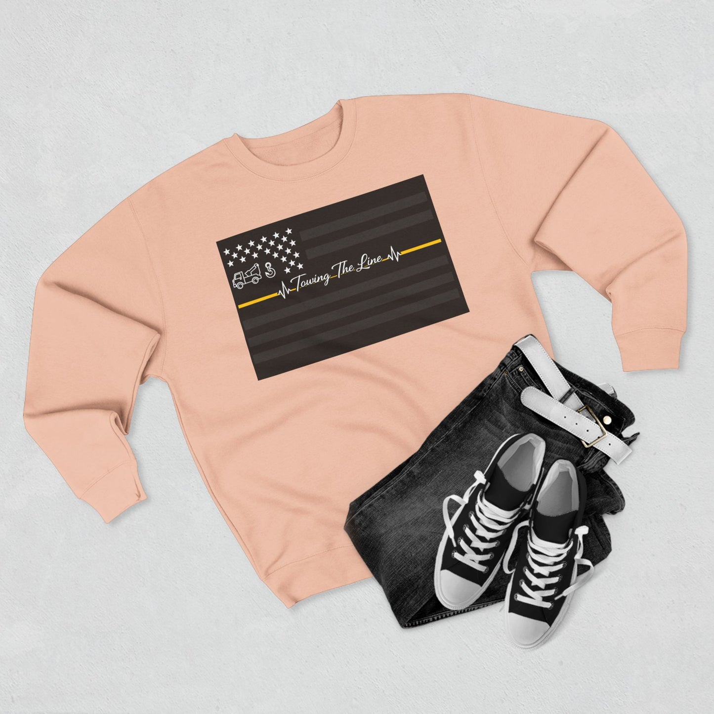 Thin Yellow Line Unisex Crewneck Sweatshirt
