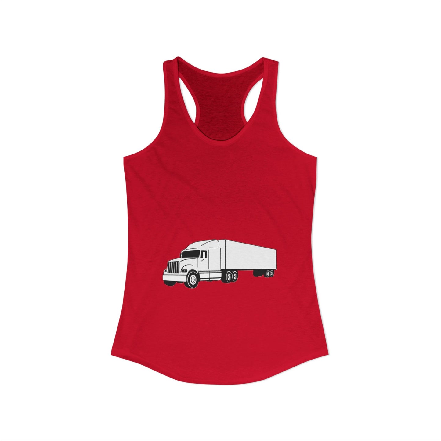 Semi Truck Women's Racerback Tank
