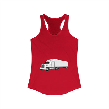 Semi Truck Women's Racerback Tank