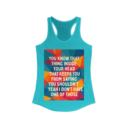 No Filter Women's Racerback Tank