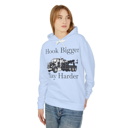 Hook Bigger Heavy Tow Truck Unisex Lightweight Hoodie