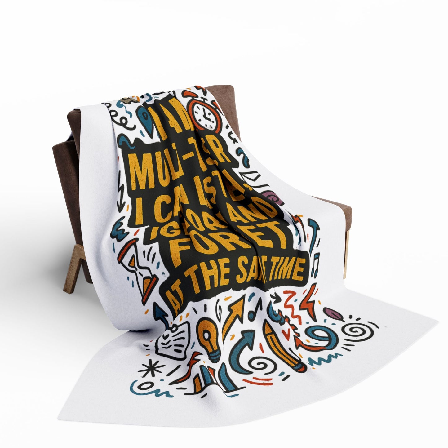 Multi-Tasker Arctic Fleece Blanket