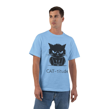 CAT-titude Men's Short-Sleeve Crewneck Tee