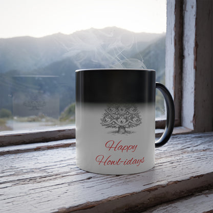 Happy Howl-idays Color Changing Mug