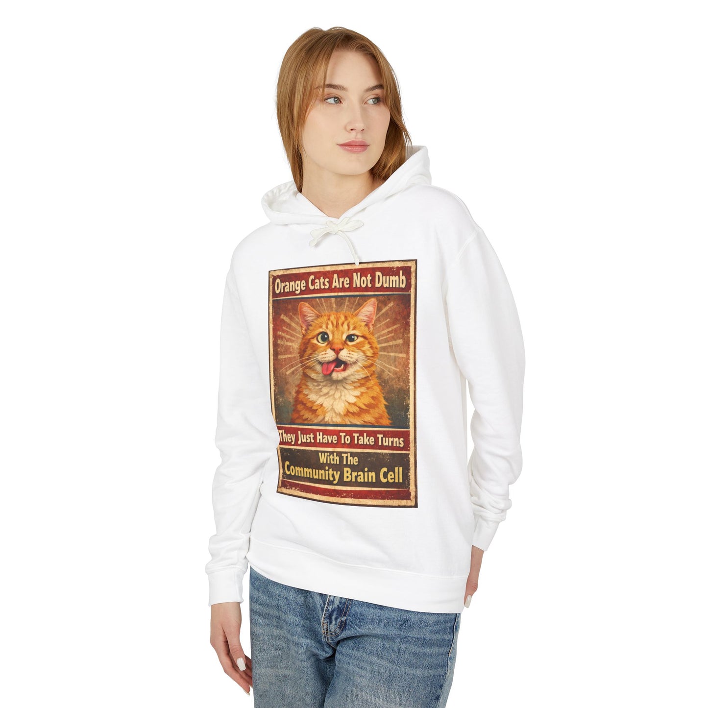 Community Brain Cell Unisex Lightweight Hoodie
