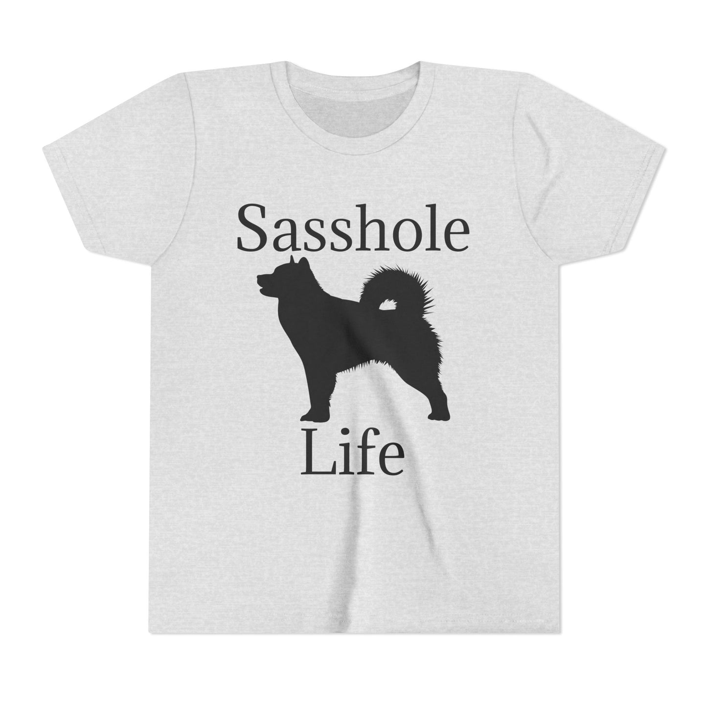 Sasshole Life Youth Unisex Short Sleeve Crewneck Tee