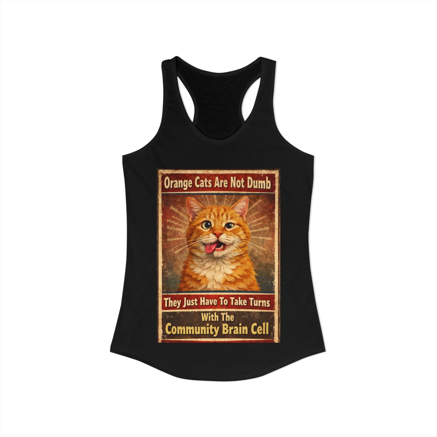 Community Brain Cell Women's Racerback Tank