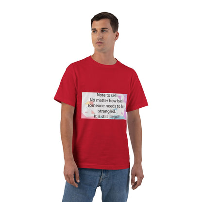 Note To Self Men's Short-Sleeve Crewneck Tee