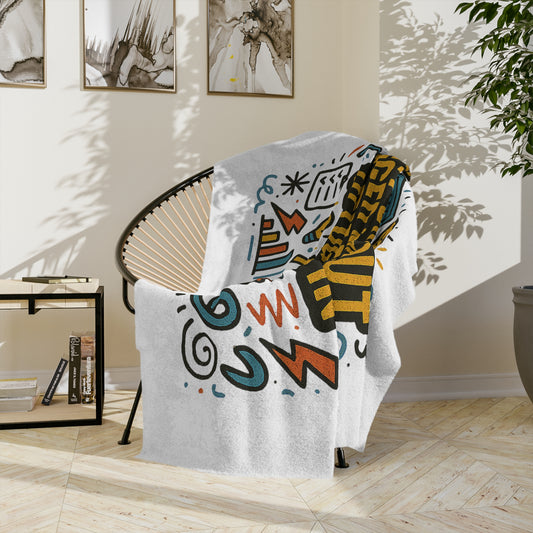 Logged Out Velveteen Microfiber Blanket