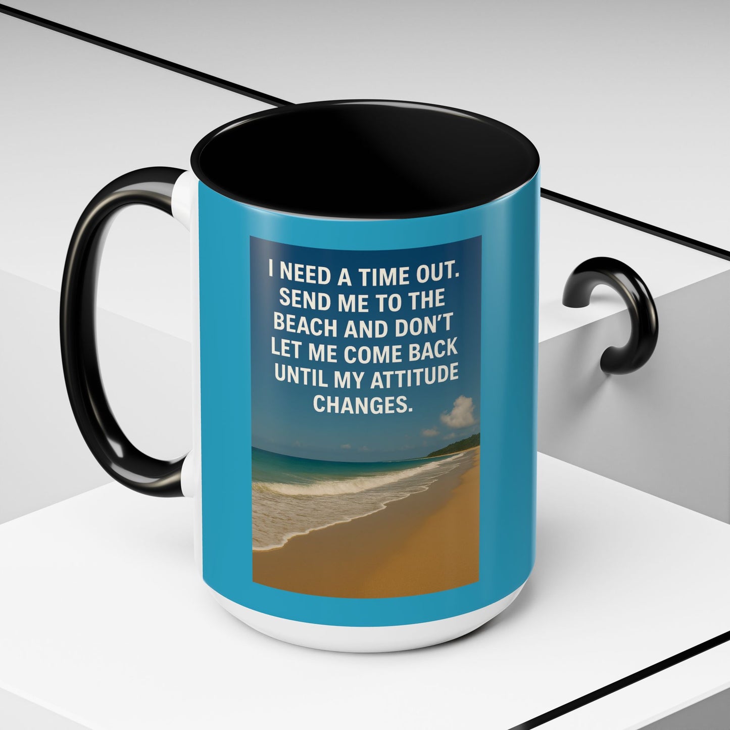 Time Out 2-Tone Coffee Mug