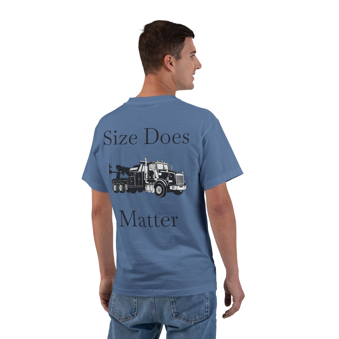 Size Does Matter Men's Short-Sleeve Crewneck Tee
