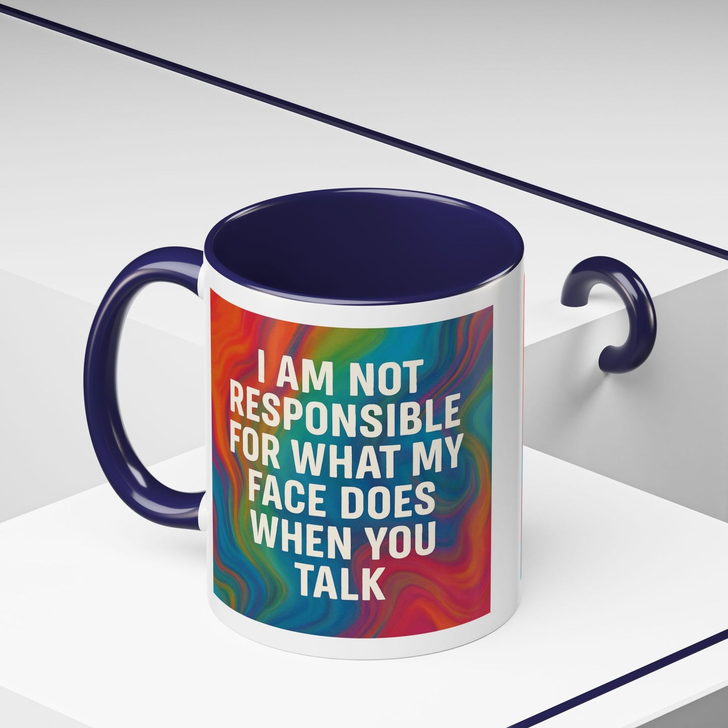 When You Talk 2-Tone Coffee Mug