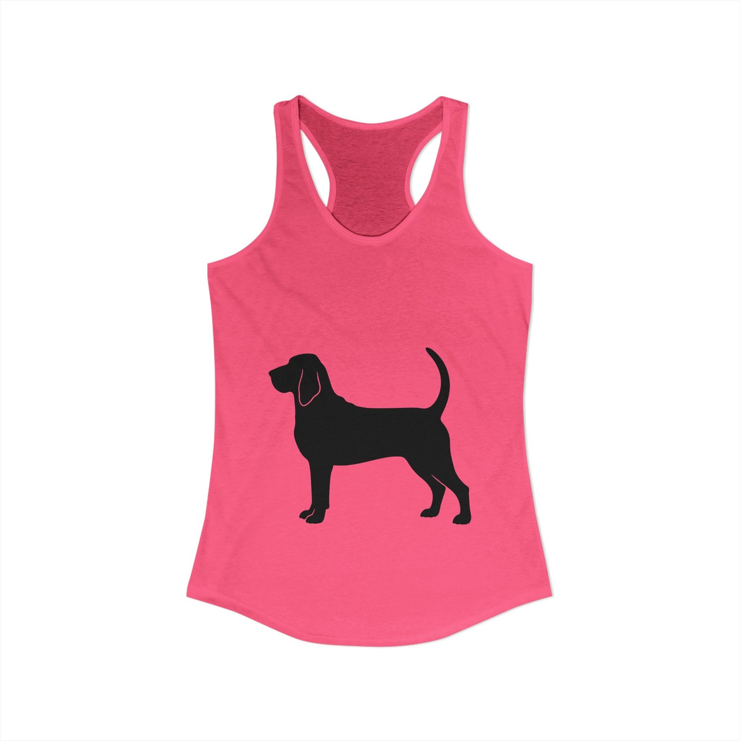 Bloodhound Silhouette Women's Racerback Tank