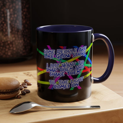 Glow Sticks 2-Tone Coffee Mug