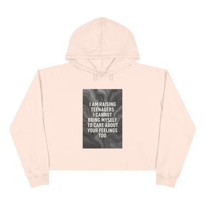 Raising Teenagers Women's Crop Hoodie