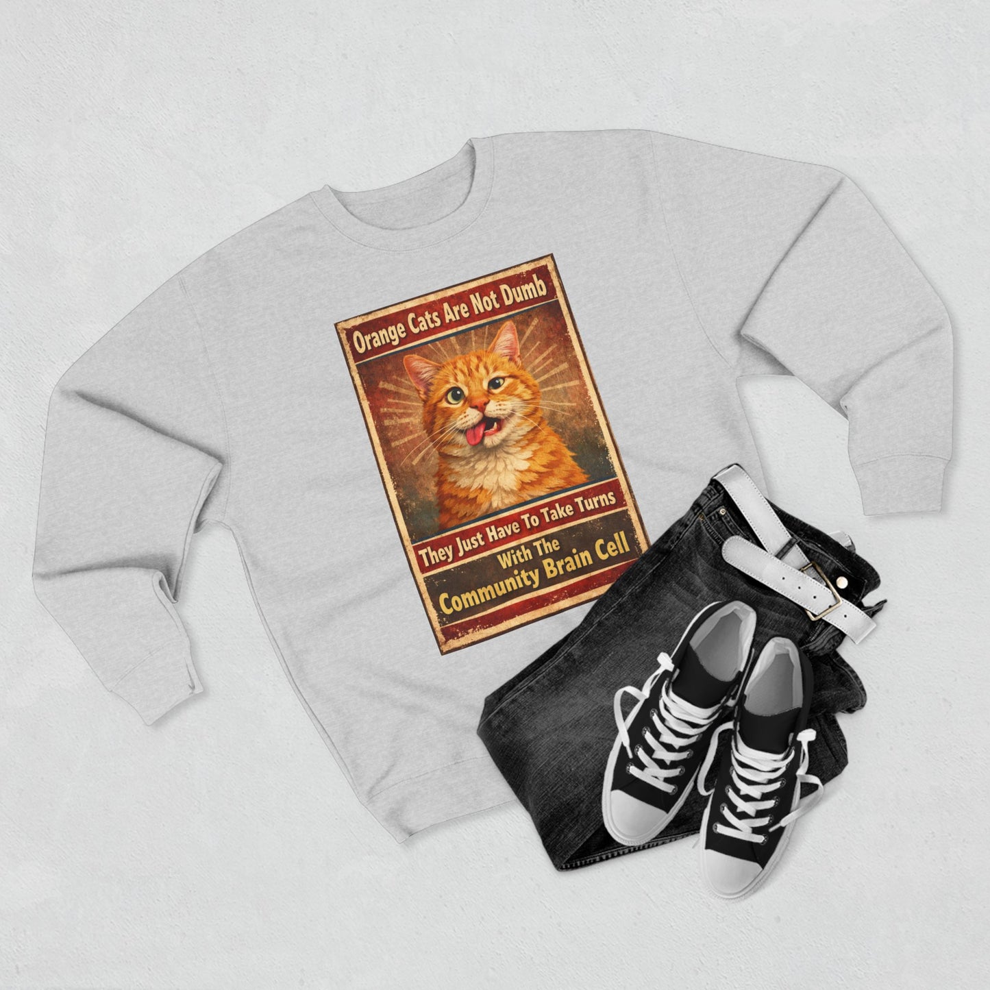 Community Brain Cell Unisex Crewneck Sweatshirt