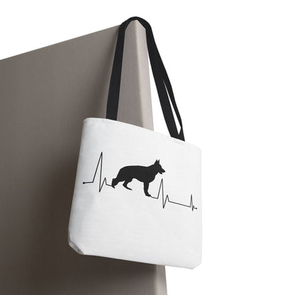 My Heart Beats For German Shepherds Tote Bag