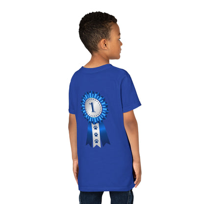 Show Ribbon Youth Unisex Short Sleeve Crewneck Tee