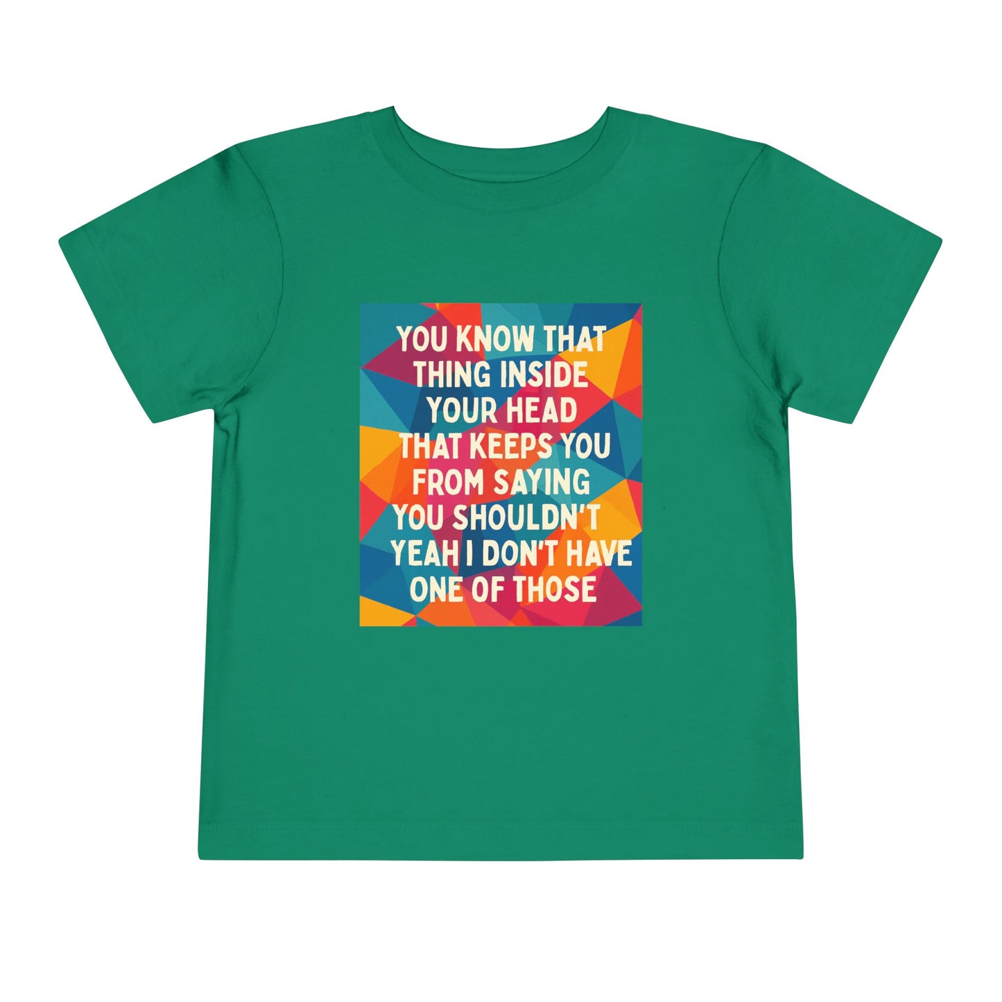 No Filter Toddler Unisex Short Sleeve Crewneck Tee