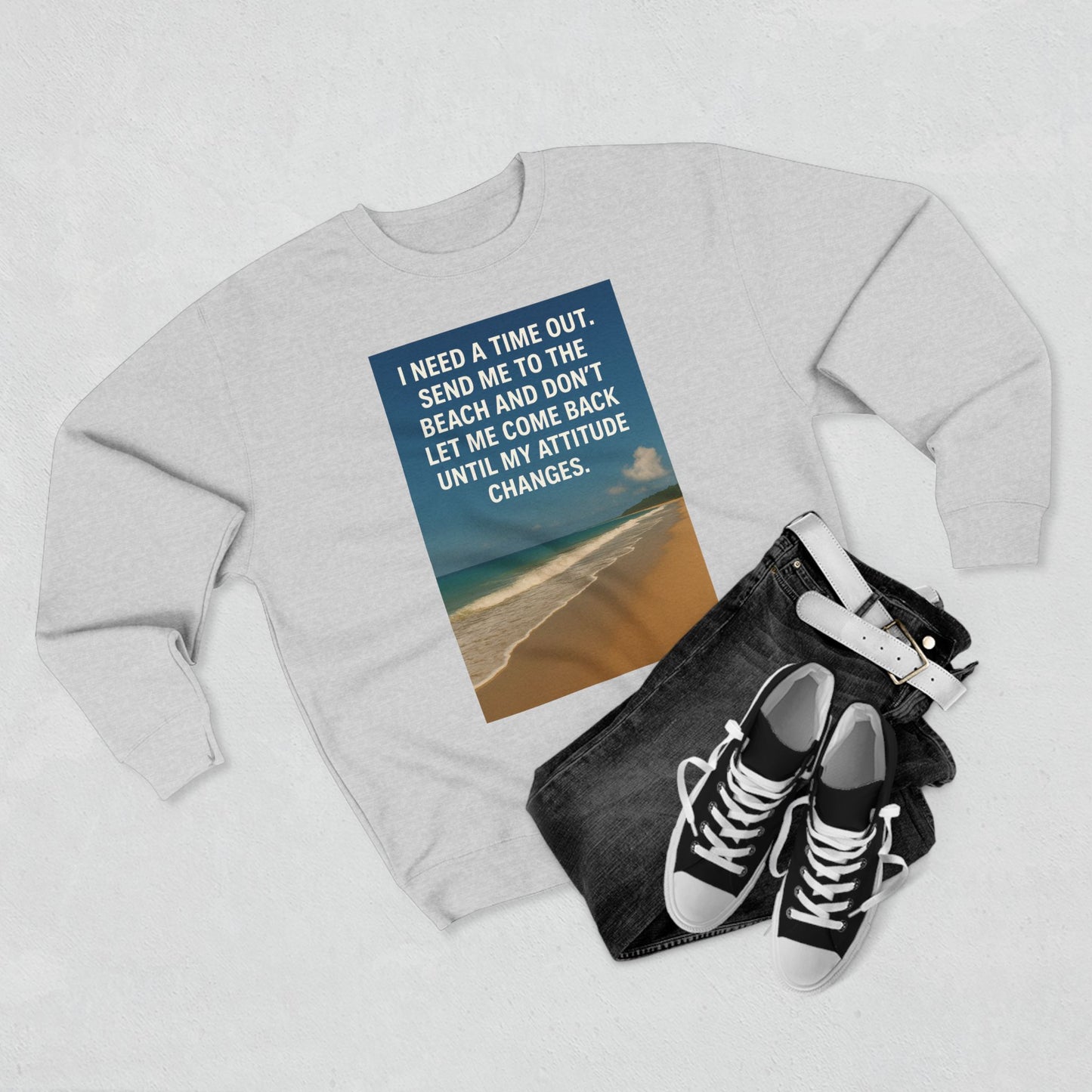 Time Out Unisex Crewneck Sweatshirt