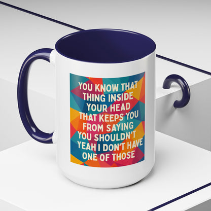 No Filter 2-Tone Coffee Mug