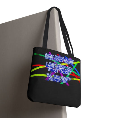 Glow Sticks Tote Bag