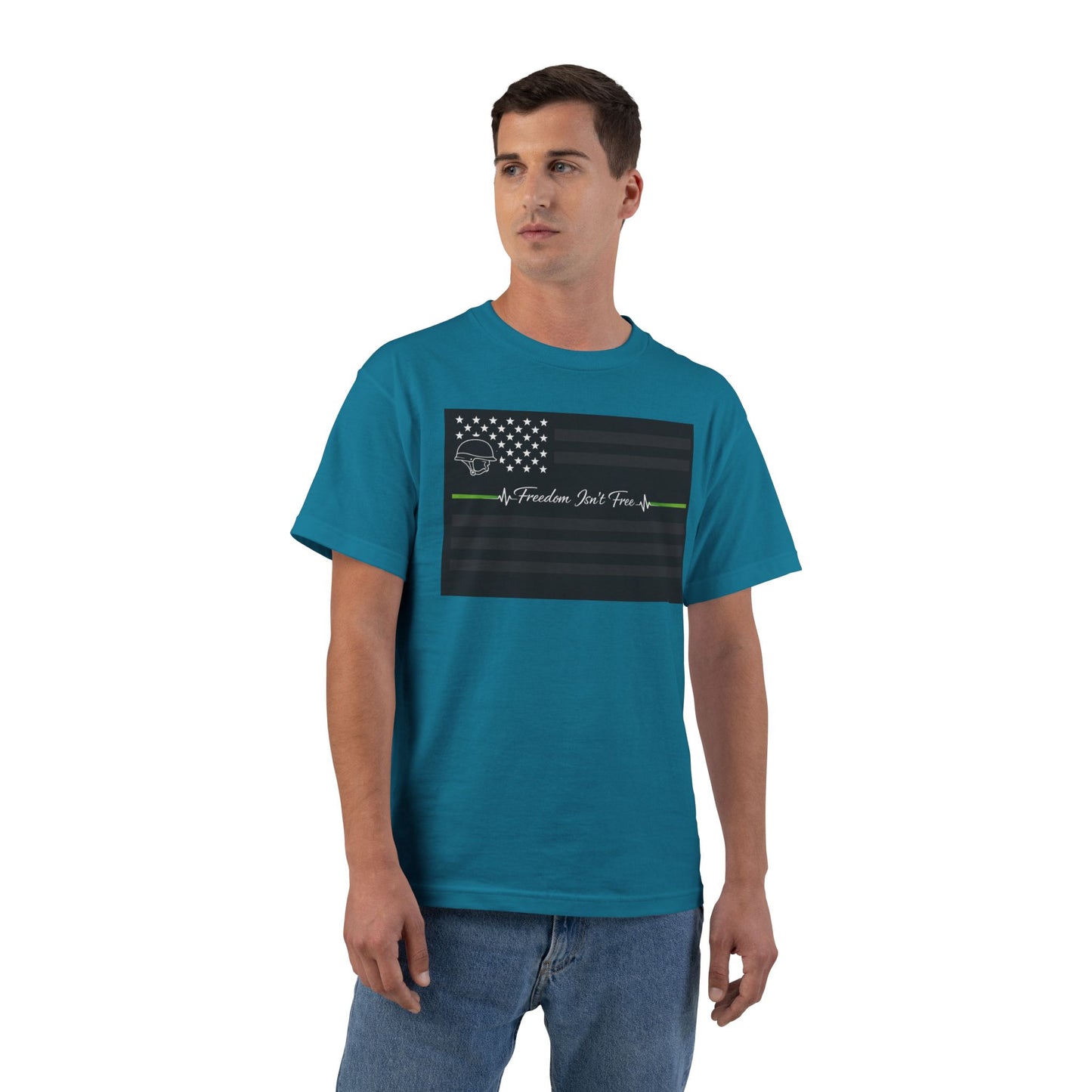 Thin Green Line Men's Short-Sleeve Crewneck Tee