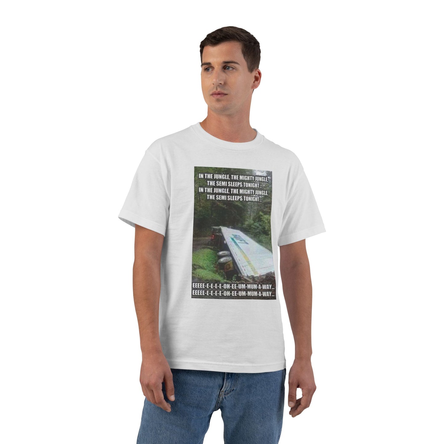 Semi Sleeps Men's Short-Sleeve Crewneck Tee