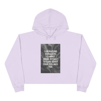 Raising Teenagers Women's Crop Hoodie