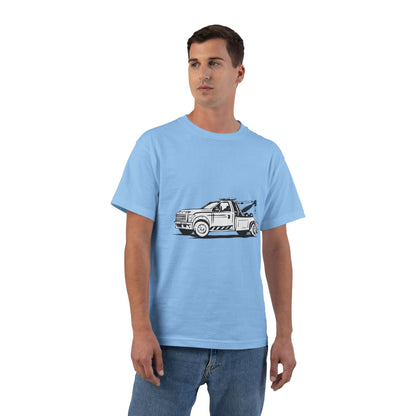 Wheel Lift Tow Truck Men's Short-Sleeve Crewneck Tee