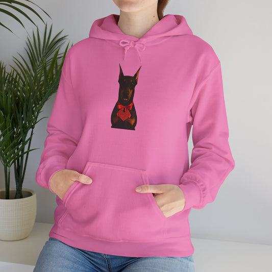 Cupid's Companion Doberman Unisex Hoodie